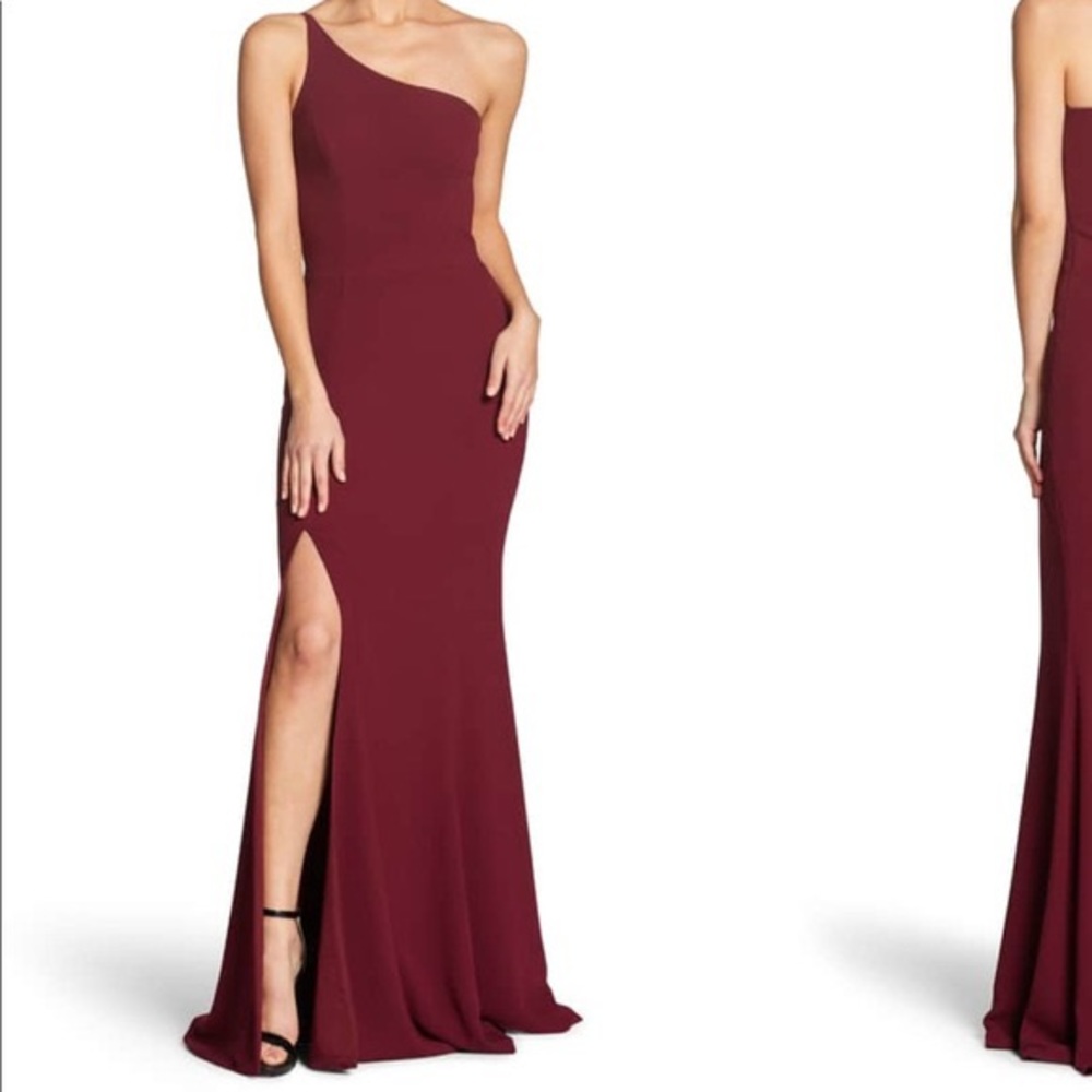 Dress the Population Amy One Shoulder Gown Dress